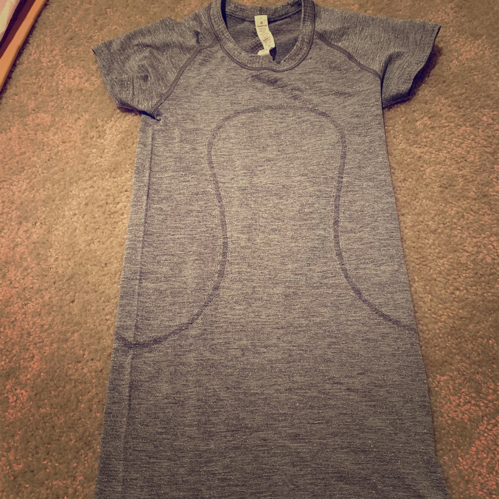 Lulu lemon grey workout shirt